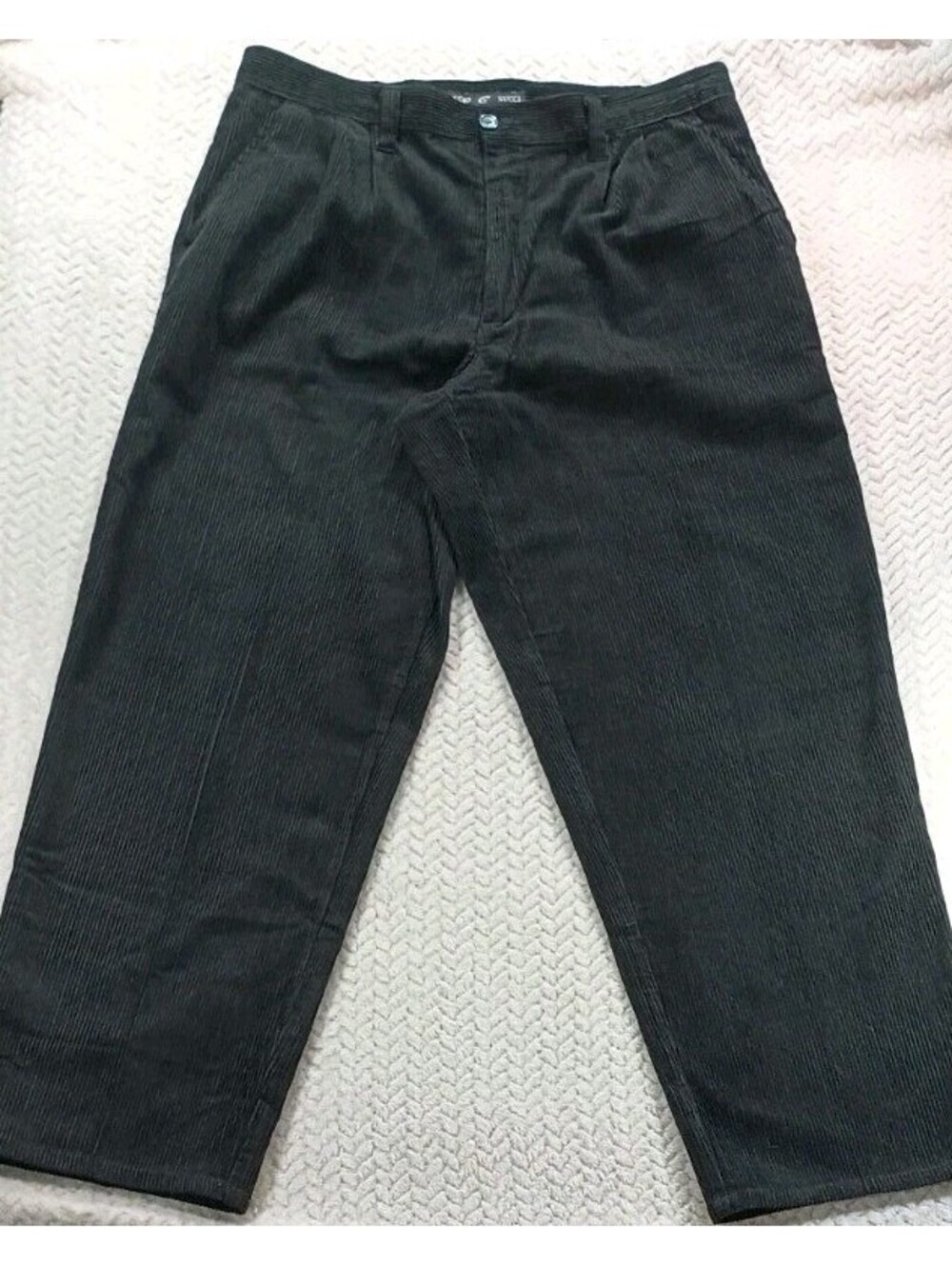 Claudio Nucci - Mens 36/30 - Black Corduroy - Made In Russia - 12" Rise